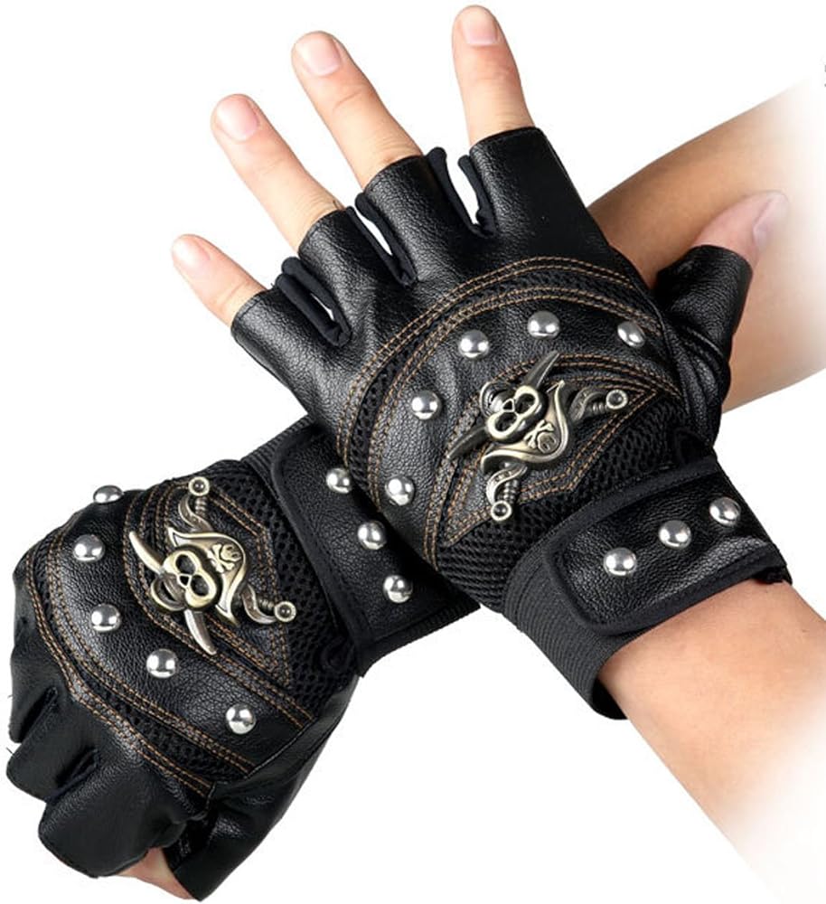 Amazon | スチームパンクゴシック手袋メンズヴィンテージグウィーン