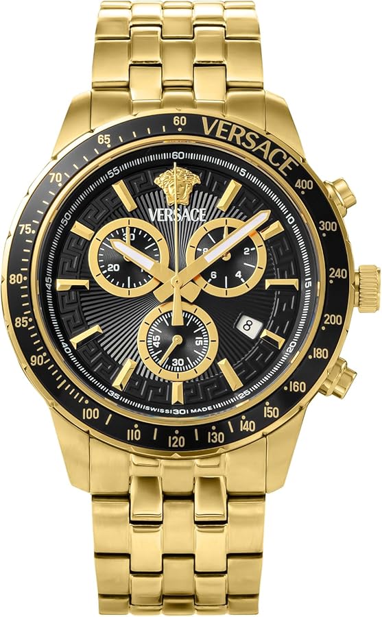 Amazon.co.jp: [ヴェルサーチェ] カジュアルウォッチ スポーツクロノ