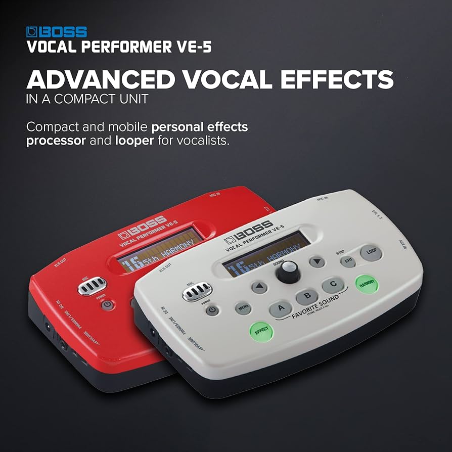 Amazon.com: Boss VE-5 Vocal Performer Effect Processor (Red