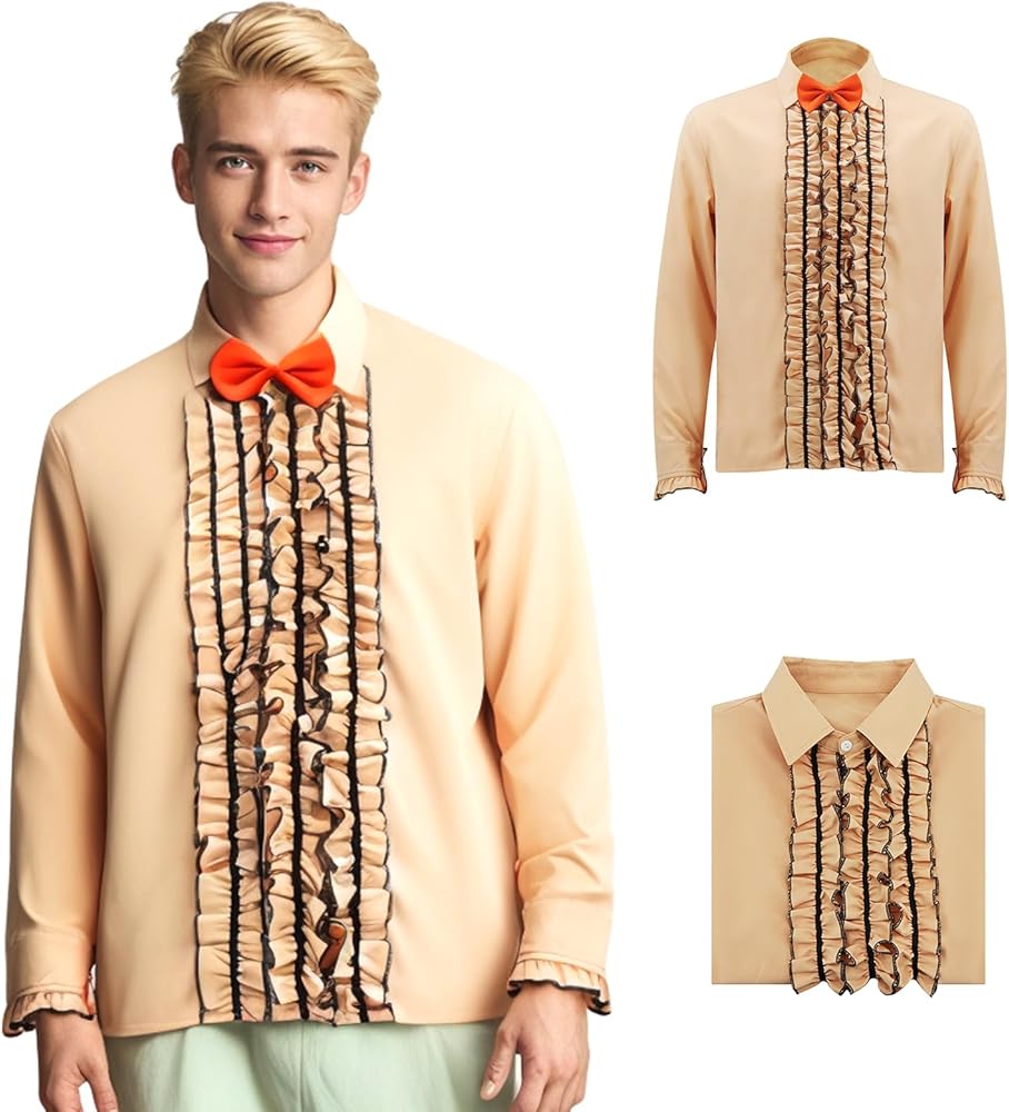 Amazon.com: EDAUWAE Harry and Lloyd Costume Shirt,Mens Fun Suit