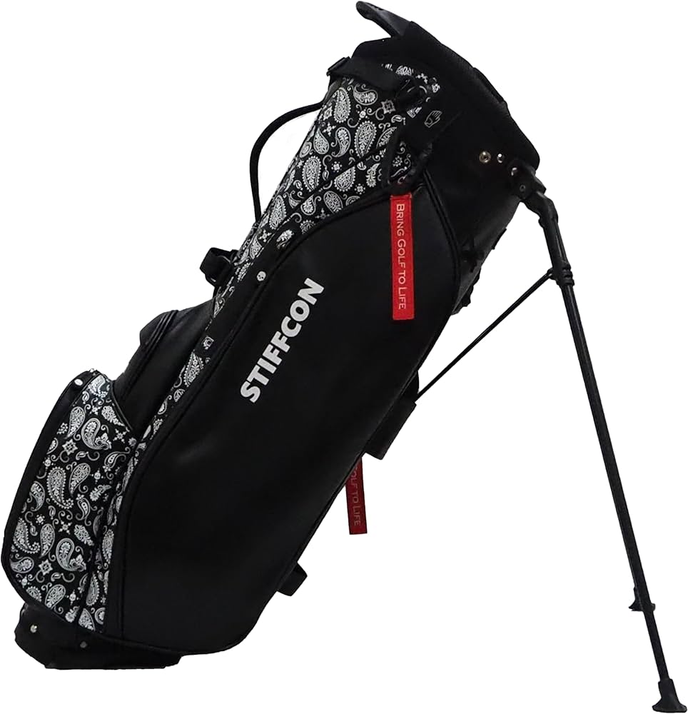 Amazon | GOLF STAND BAG_PAISLEY BLACK/スタンドキャディバッグ