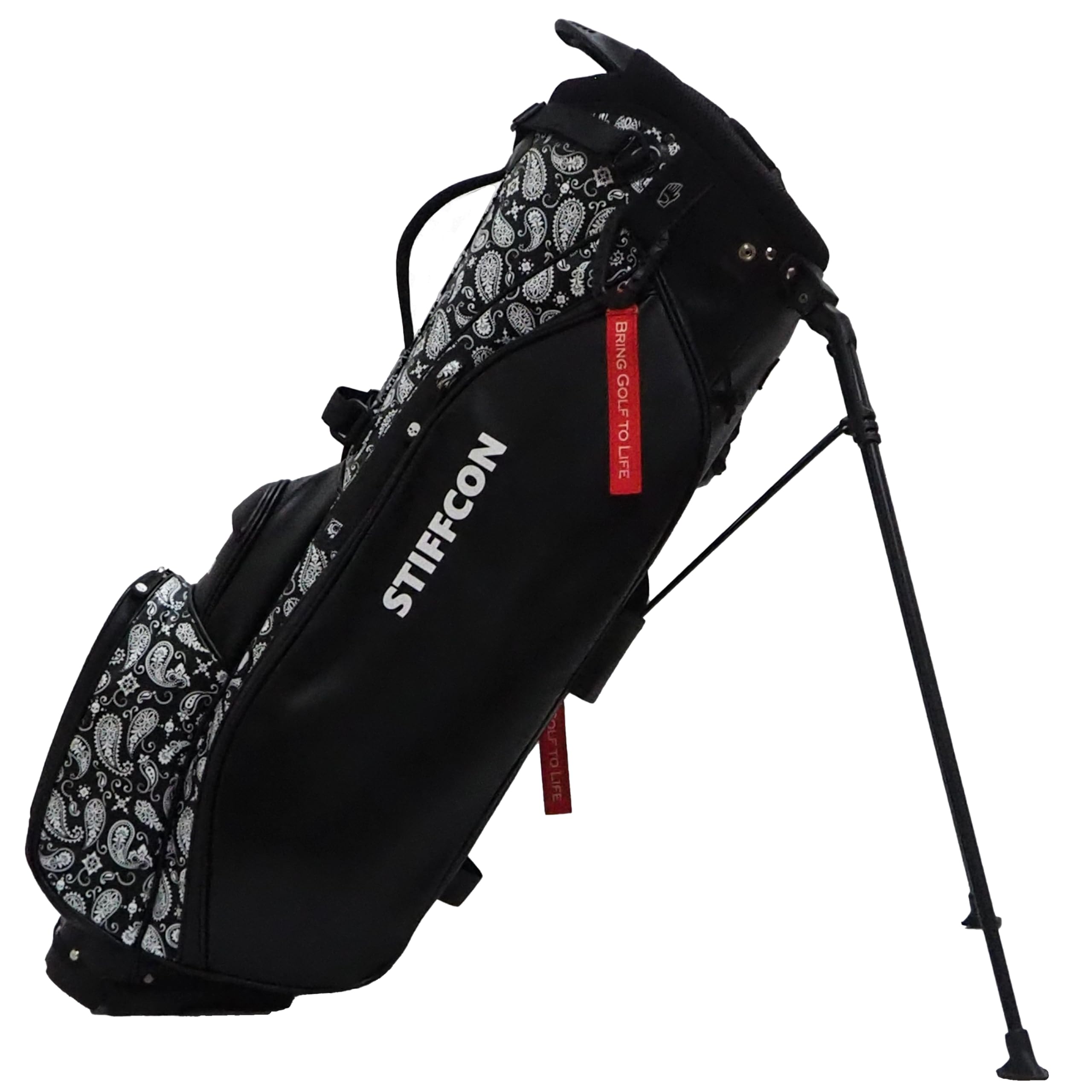 Amazon | GOLF STAND BAG_PAISLEY BLACK/スタンドキャディバッグ