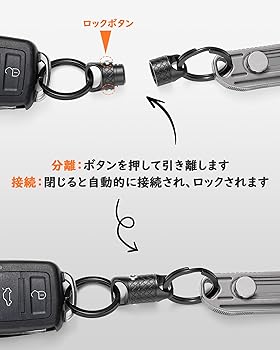 Amazon.co.jp: [TIMULTI] マグネットリリーサー 分離式 キーホルダー