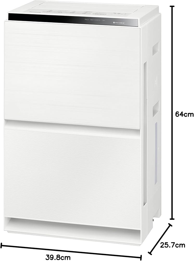 Amazon.co.jp: パナソニック 加湿 空気清浄機 ナノイーX 9.6兆