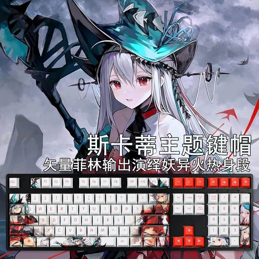 Amazon.co.jp: アークナイツ キー帽 メカニカルキーボード PBT染め 五