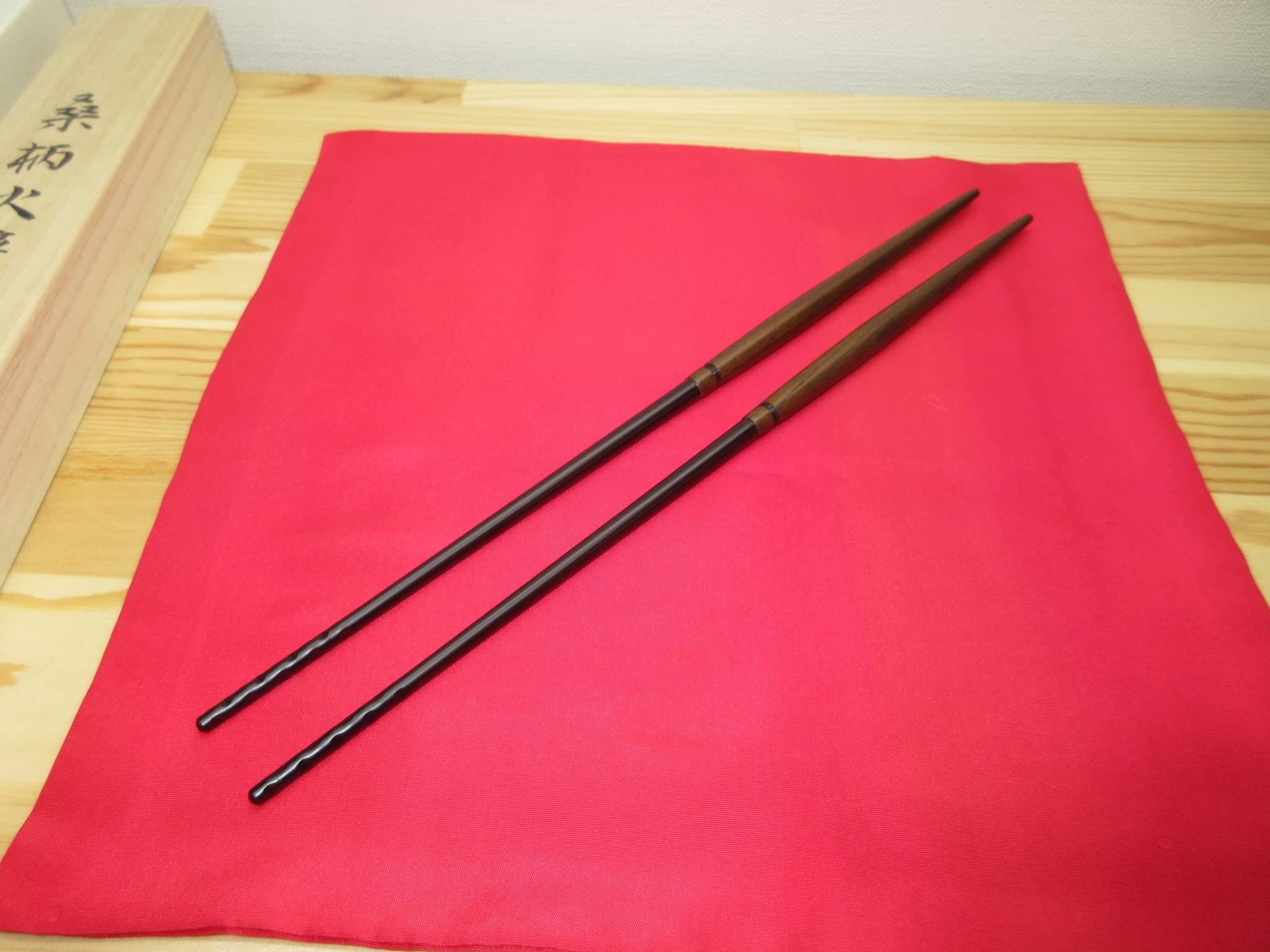 Amazon｜【逢絢亭】茶道具 水屋道具 火箸 桑柄火箸 炉用 黒谷哲匠 共