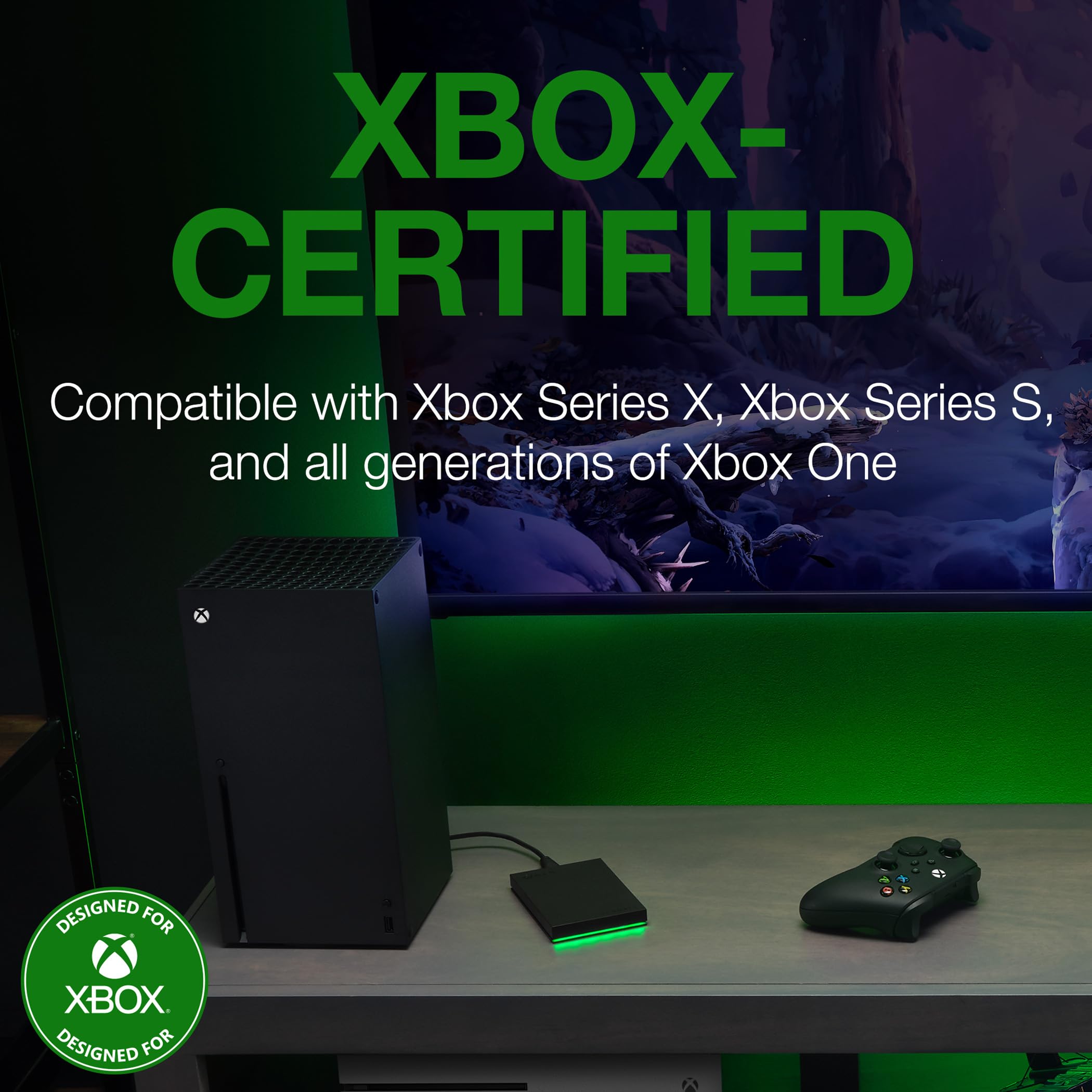 Amazon | Seagate (シーゲイト) ゲーム用ドライブ Xbox用 4TB 外付け