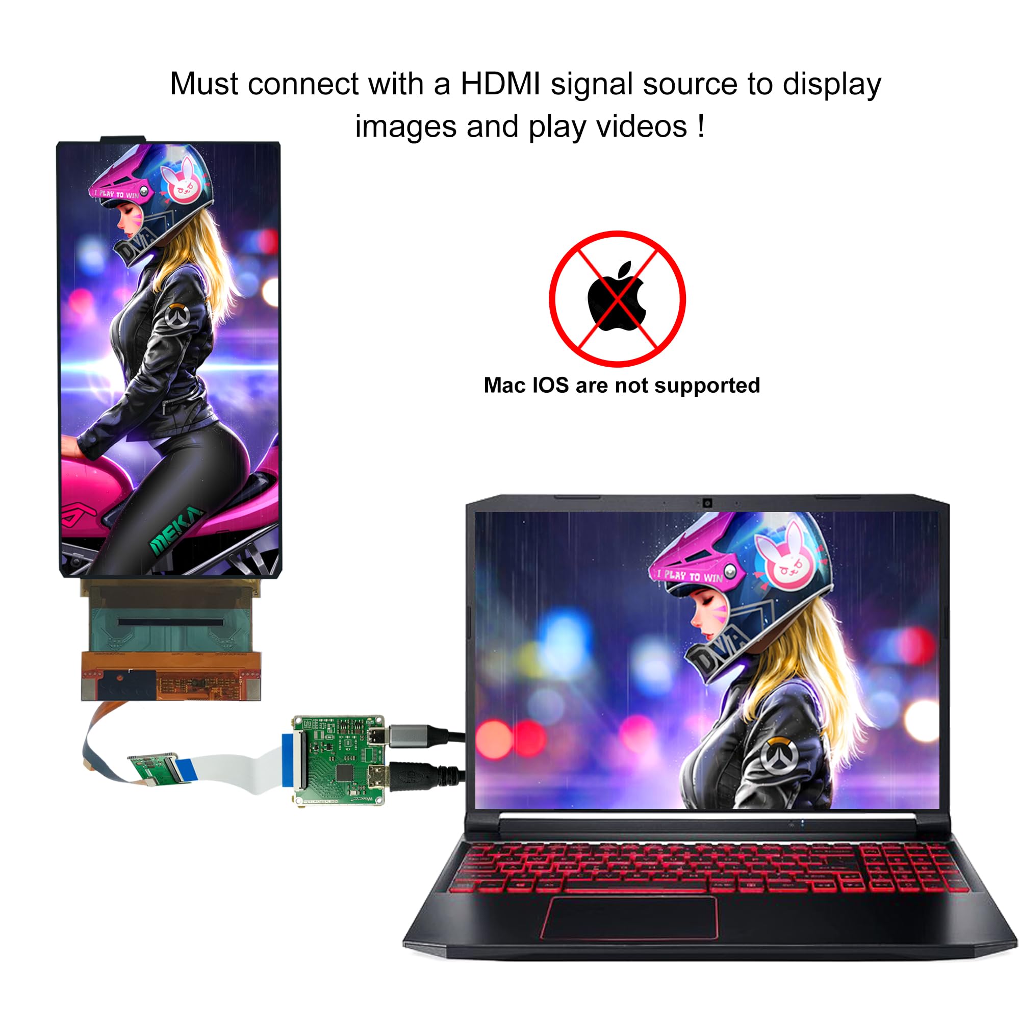 Amazon.co.jp: wisecoco 6インチ 2K 1440 * 2880 フレキシブル OLED