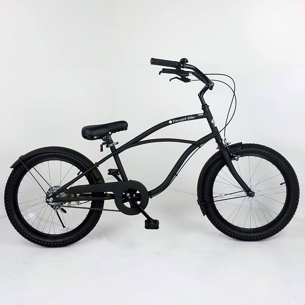 Amazon | 大人も乗れる小さめビーチクルーザー【マットブラック