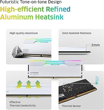 KLEVV CRAS V RGB DDR5 32GB (2x16GB) 7200MHz CL34 SK Hynix A-Die