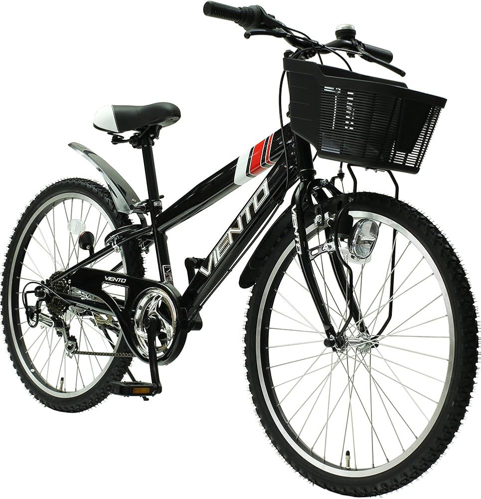 Amazon | 子供用自転車 24インチ CTB スチール シマノ製 6段変速 カゴ