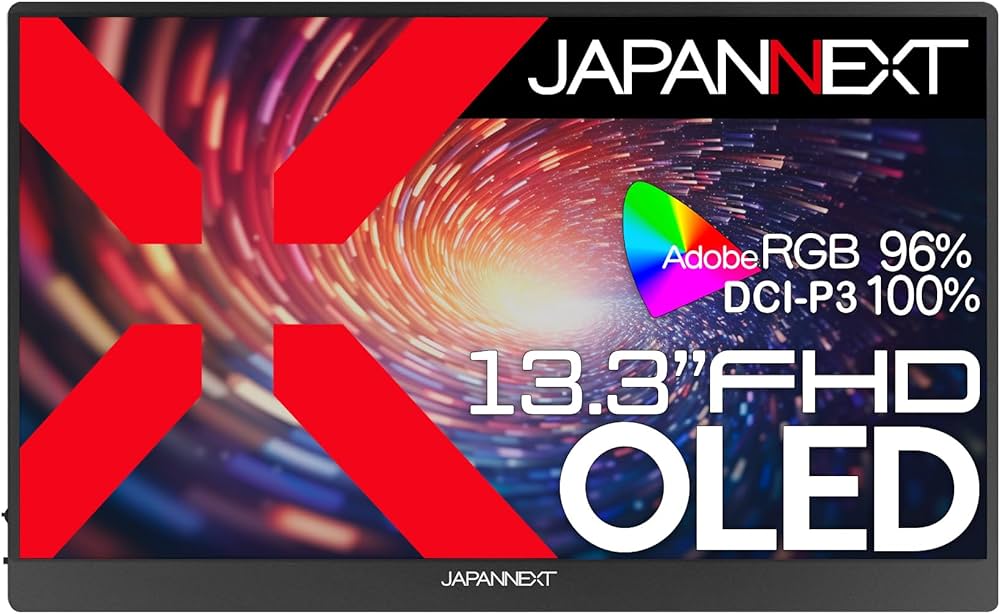 Amazon.co.jp: JAPANNEXT 13.3インチ モバイルモニター OLED パネル