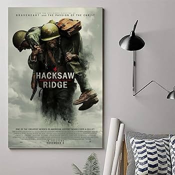 Amazon.co.jp: ハクソー・リッジ 2016 戦争映画ポスター ポスター装飾