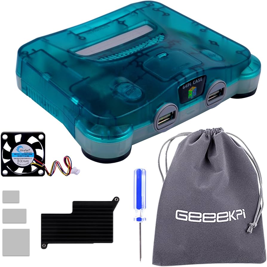 Amazon.com: GeeekPi RetroFlag 64Pi Case for Raspberry Pi 5 16GB