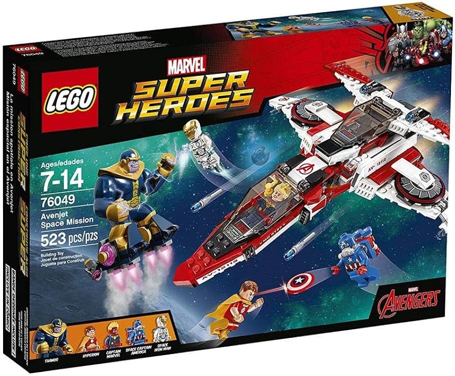 Amazon.com: Lego Marvel Super Heroes 76049 Avenjet Space Mission