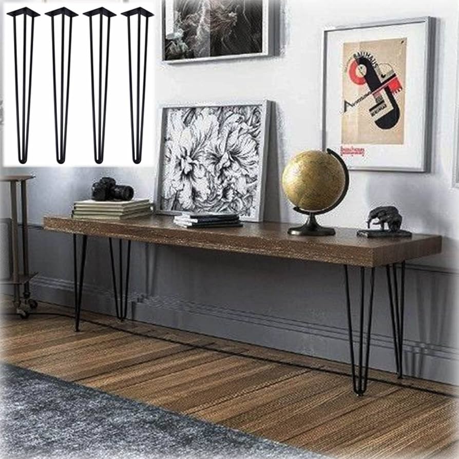 Amazon｜テーブル 脚 アジャスター付きアイアンレッグ テーブル脚