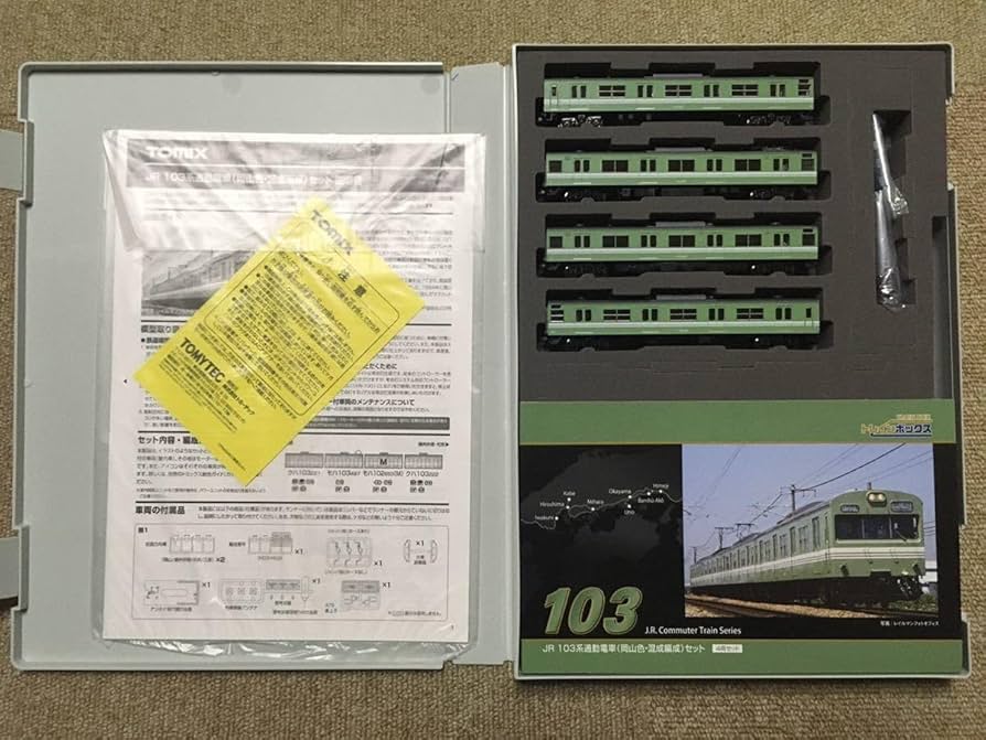 Amazon.co.jp: トレインボックス TOMIX 103系 通勤電車 岡山色 混成