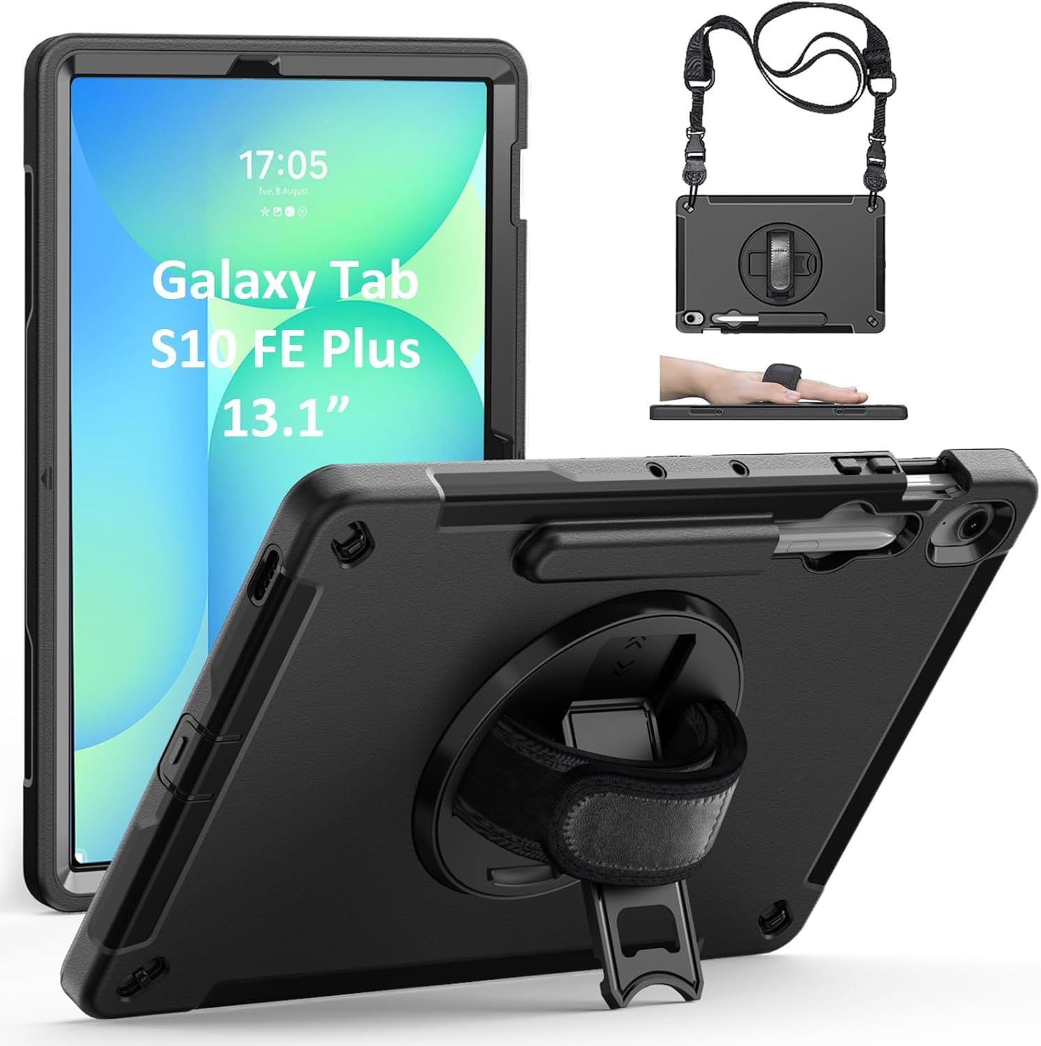 Amazon.com: Junfire Protective Case for Galaxy Tab S10 FE Plus