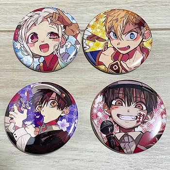 Amazon.co.jp: 地縛少年花子くん 缶バッジセット : おもちゃ