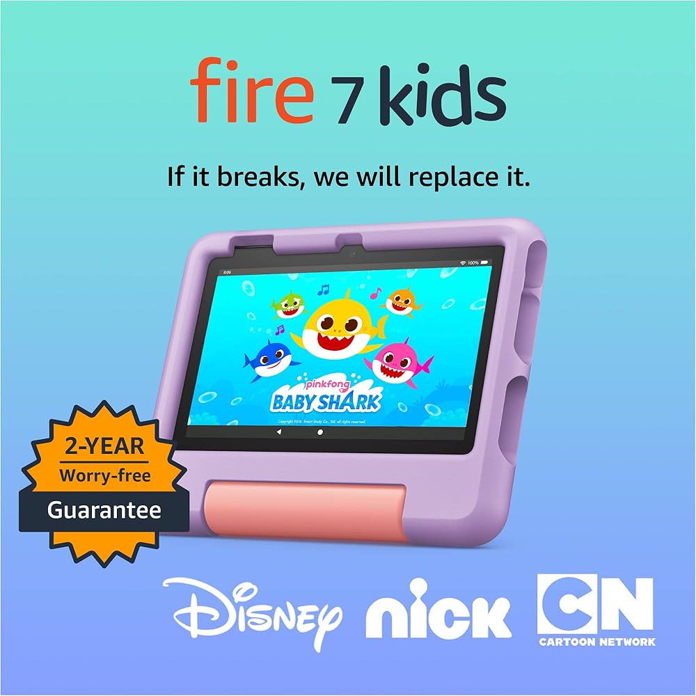 Amazon.com: Amazon Fire 7 Kids tablet (newest model) ages 3-7. Top