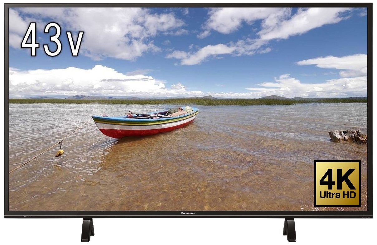 Amazon | パナソニック 43V型 液晶テレビ ビエラ TH-43FX600 4K 2018年