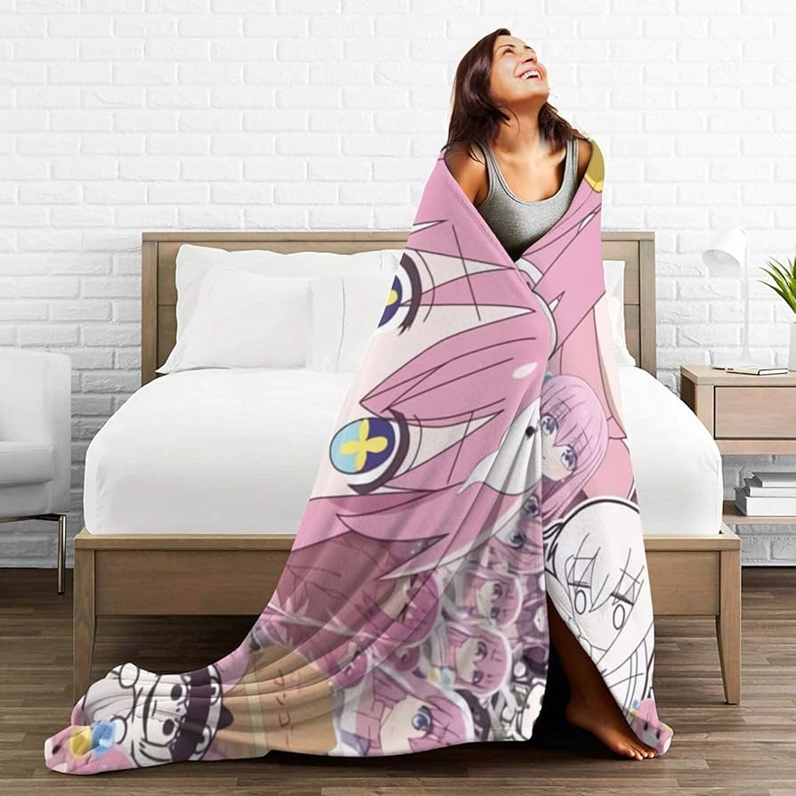 Amazon｜毛布 もうふ ブランケット ぼっち ざ ろっく 少女 後藤ひとり