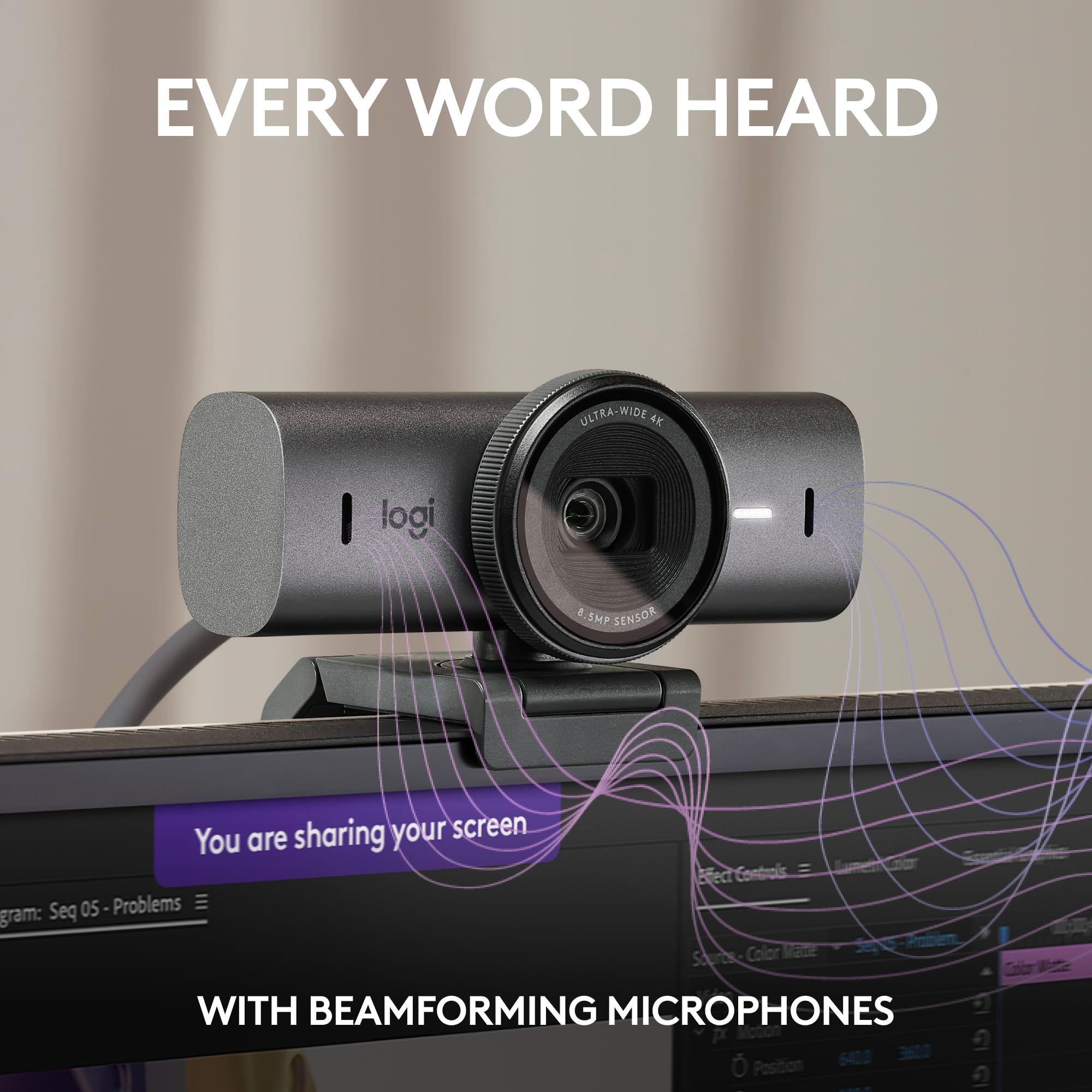 Amazon.com: Logitech MX Brio Ultra HD 4K Collaboration, Streaming