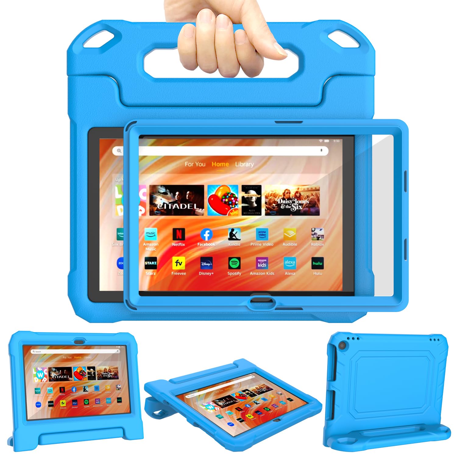 Amazon.com: Fire HD 10 & Fire HD 10 Plus Tablet Case for Kids
