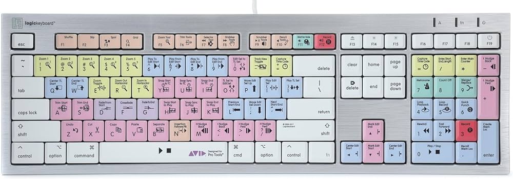 Amazon | LogicKeyboard ALBA Macキーボード - Avid Pro Tools