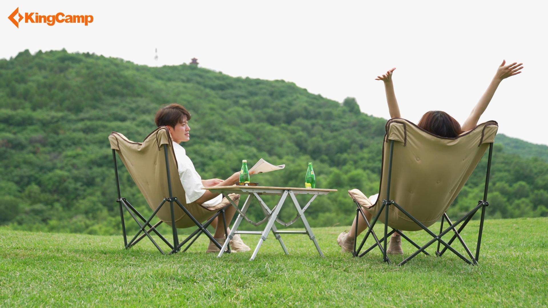 Amazon.co.jp: KingCamp アウトドア チェア バタフライチェア キャンプ