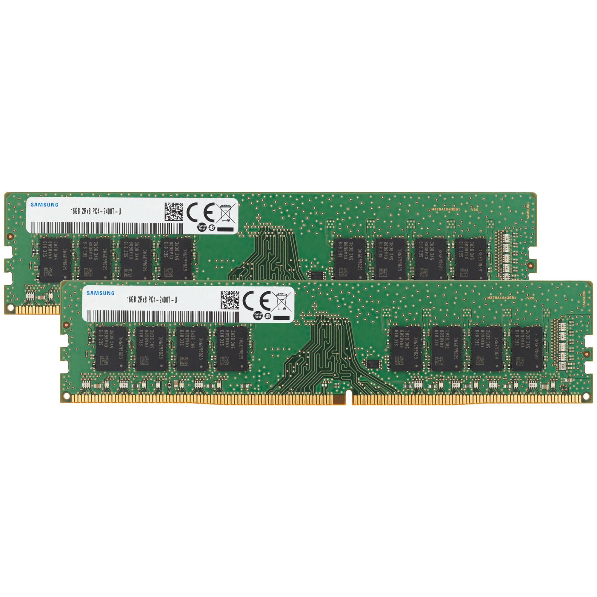 Samsung 32GB (2x16GB) DDR4 2400MHz PC4-19200 (PC4-2400T) CL17