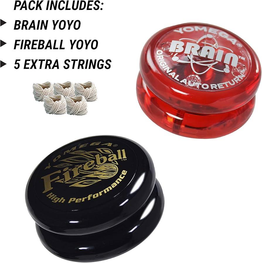 Amazon.com: Yomega 2 Legendary Spinners The Original Yoyo with A
