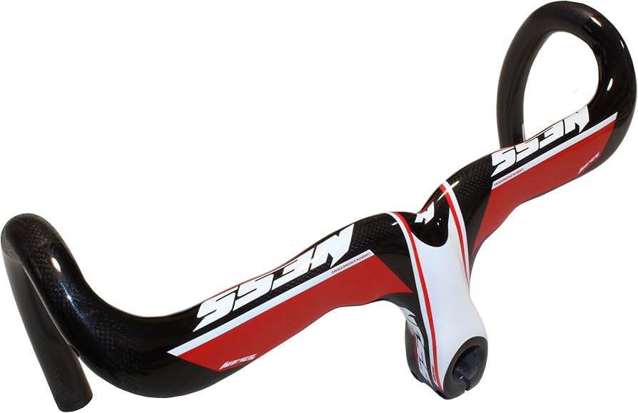 Amazon.co.jp: NESS ステム一体型フルカーボンハンドル 400mm幅 ステム