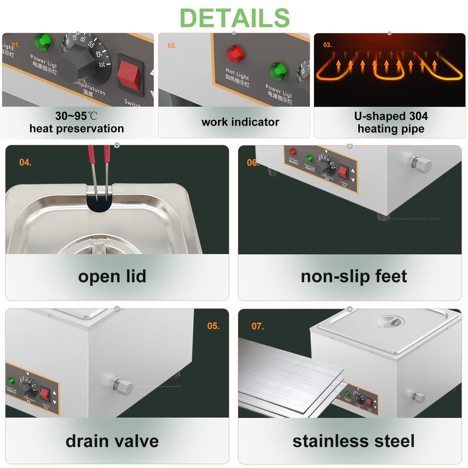 Amazon.co.jp: 800W業務用チョコレートテンパリング機大容量