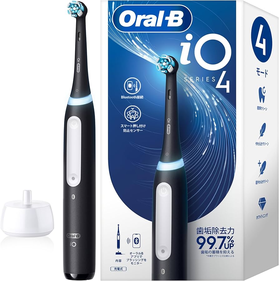 Amazon.co.jp: ブラウン 電動歯ブラシ オーラルB iO4S iOG41B60BK