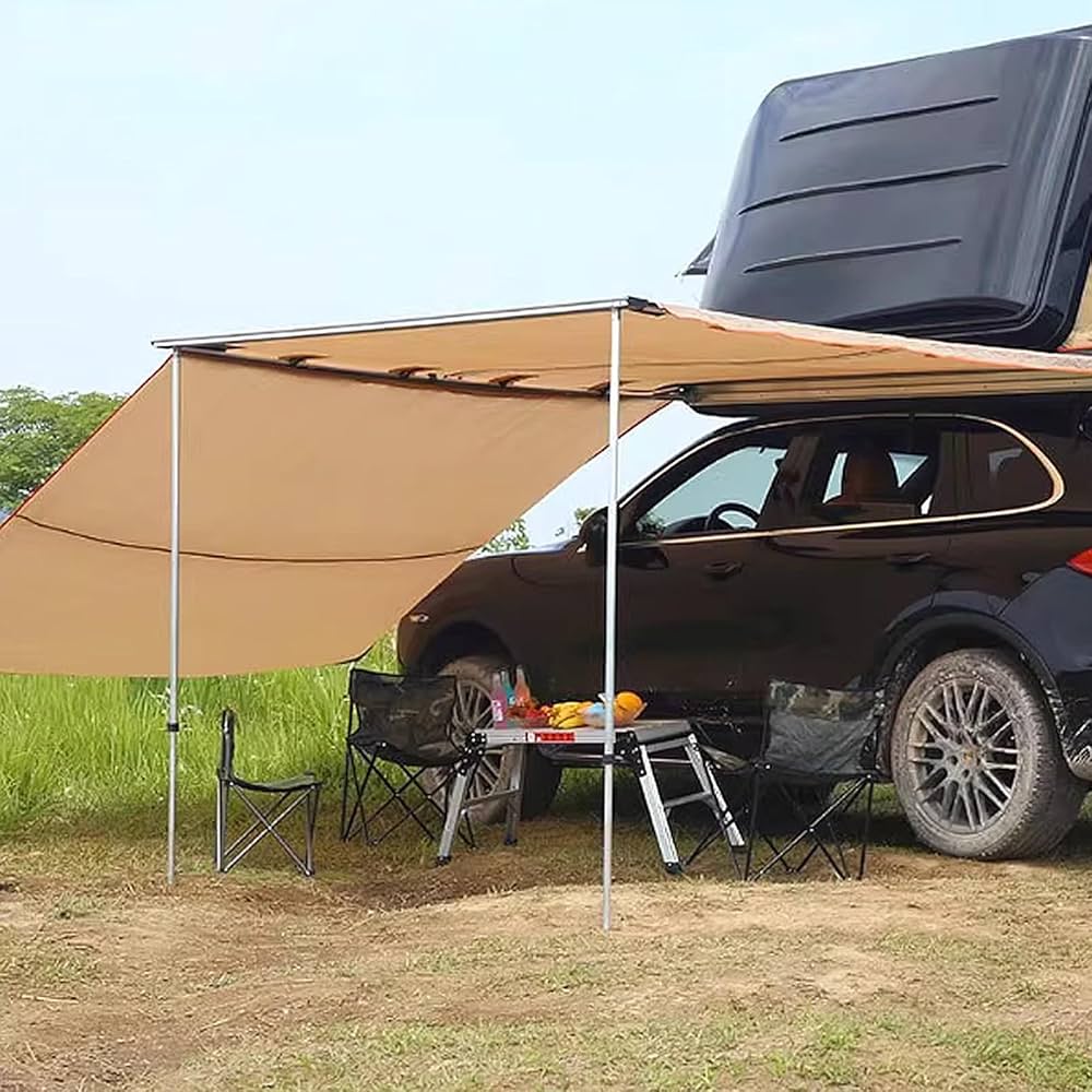 Amazon.co.jp: カーサイドタープ 軽自動車 側生地付き カーサイド