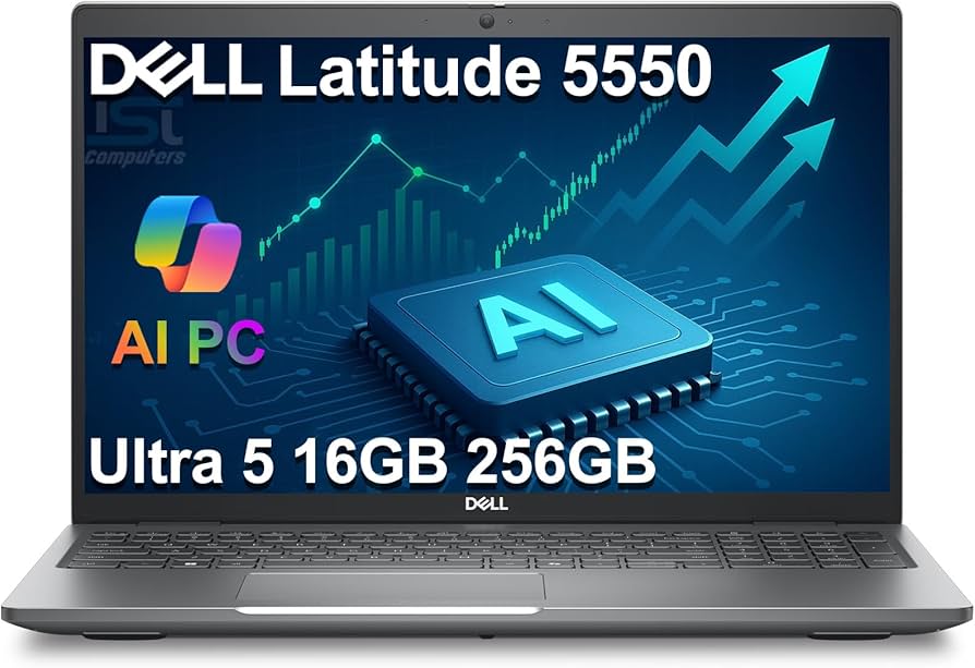 Amazon.com: Dell Latitude 5550 5000 Business AI PC Laptop (15.6