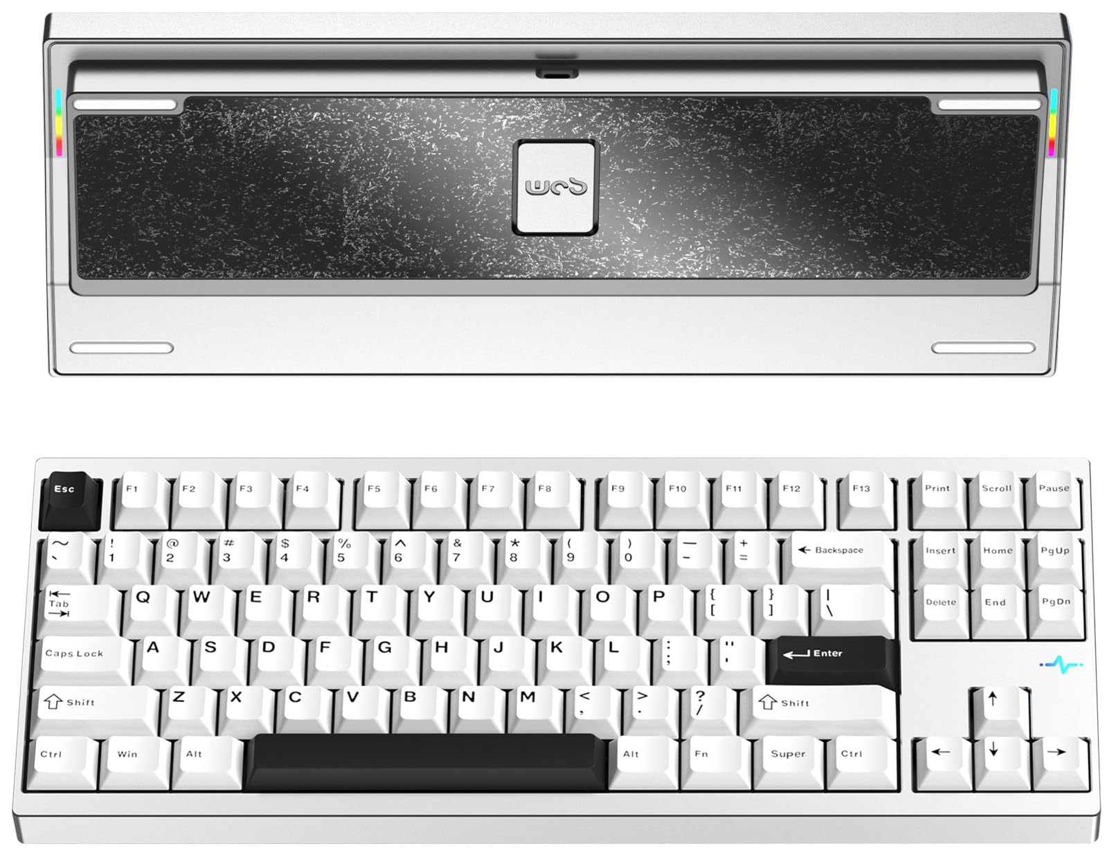 Amazon.com: KEEBMONKEY WOBKEY Crush 80 Reboot CNC Aluminum 5