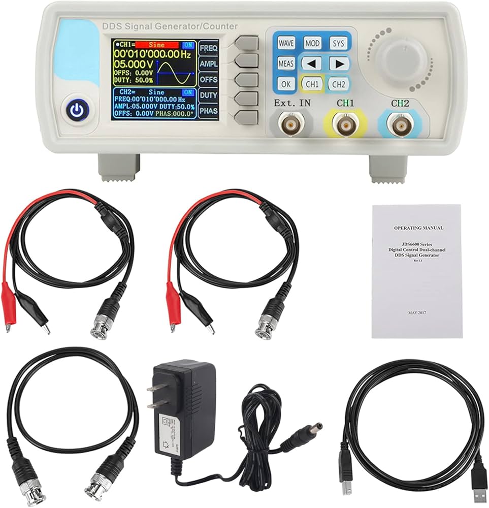 Amazon.co.jp: JDS6600 DDS信号発生器カウンタ 15MHz 30MHz 40MHz