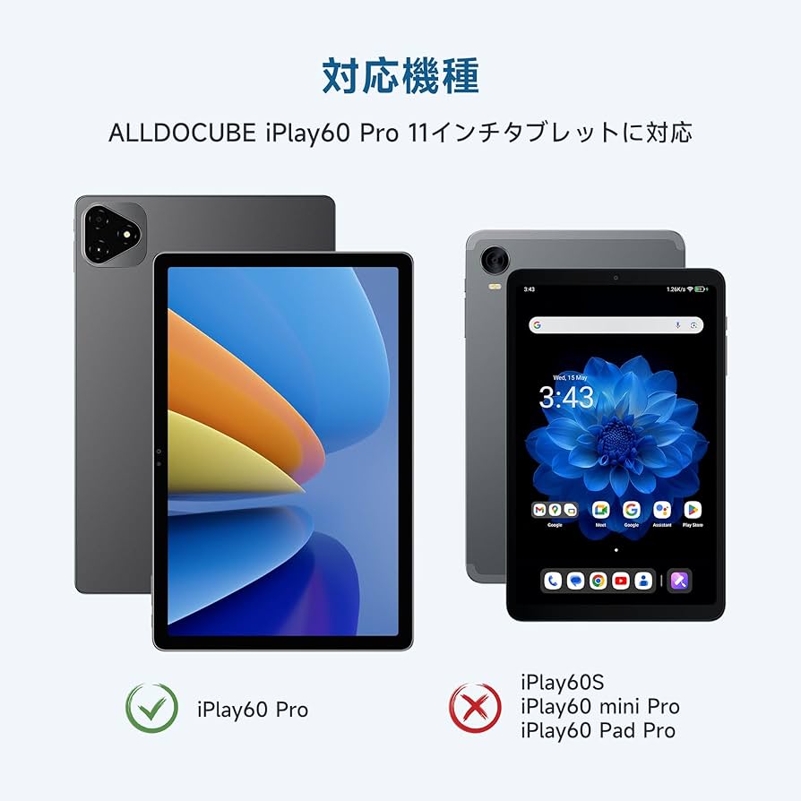 Amazon.co.jp: 【ALLDOCUBE公式直営店】純正ケース iPlay60 Pro 11