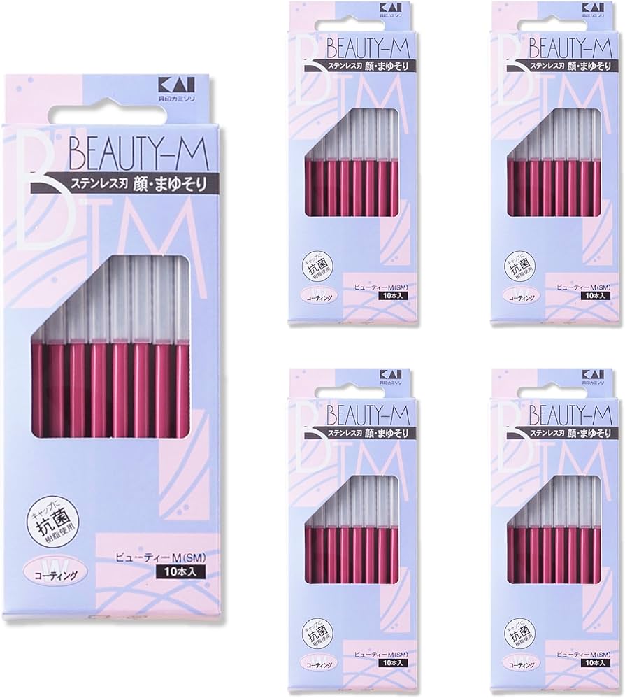 Amazon.co.jp: 貝印 KAI ビューティM カミソリ 剃刀 レディース 女性 1