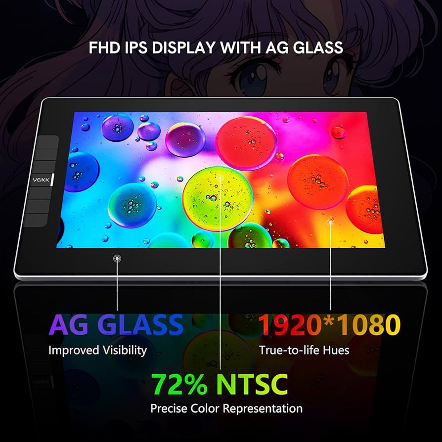 Amazon.com: VEIKK VK1200 V2 Drawing Tablet with Screen,11.6-inch