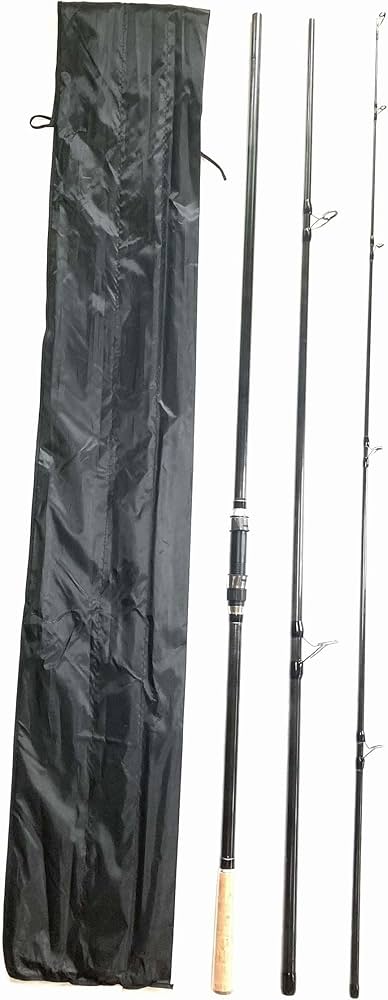 Amazon | 4.2m (14ft) スピニングロッド 3ピース (MH) 投げ竿 海釣り