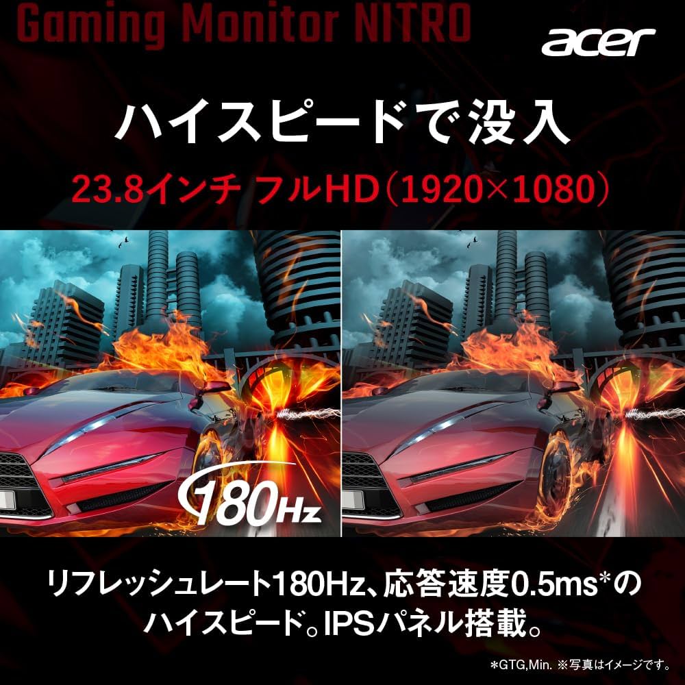 Amazon.co.jp: 日本エイサー Acer Nitro ゲーミングモニター 23.8
