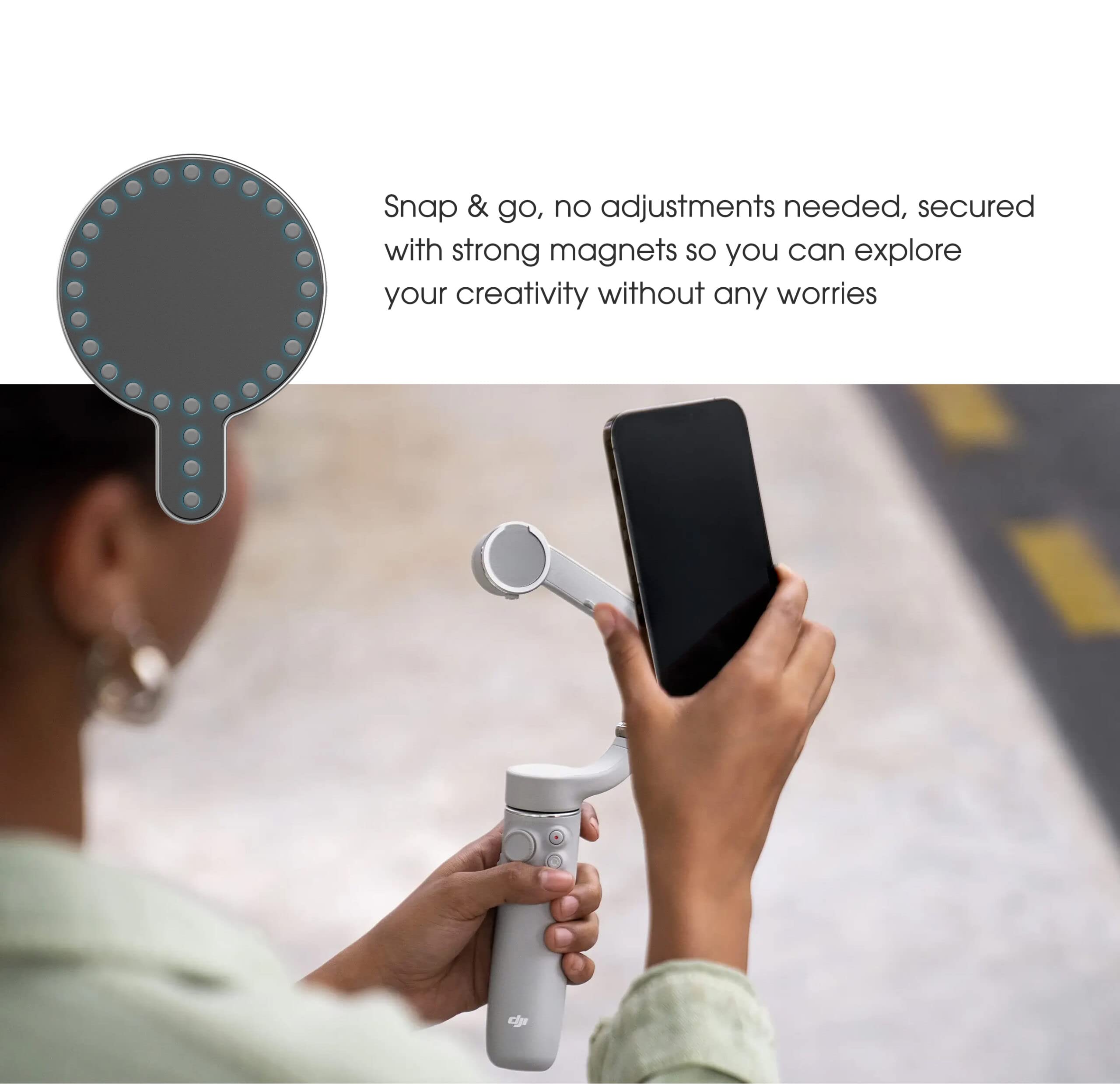 Amazon.co.jp: DJI Osmoモバイルスマートフォンジンバルスタビライザー