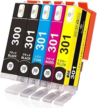 Amazon.co.jp: 【Amazon.co.jp限定】Canon/キャノン BCI-301+300/5MP