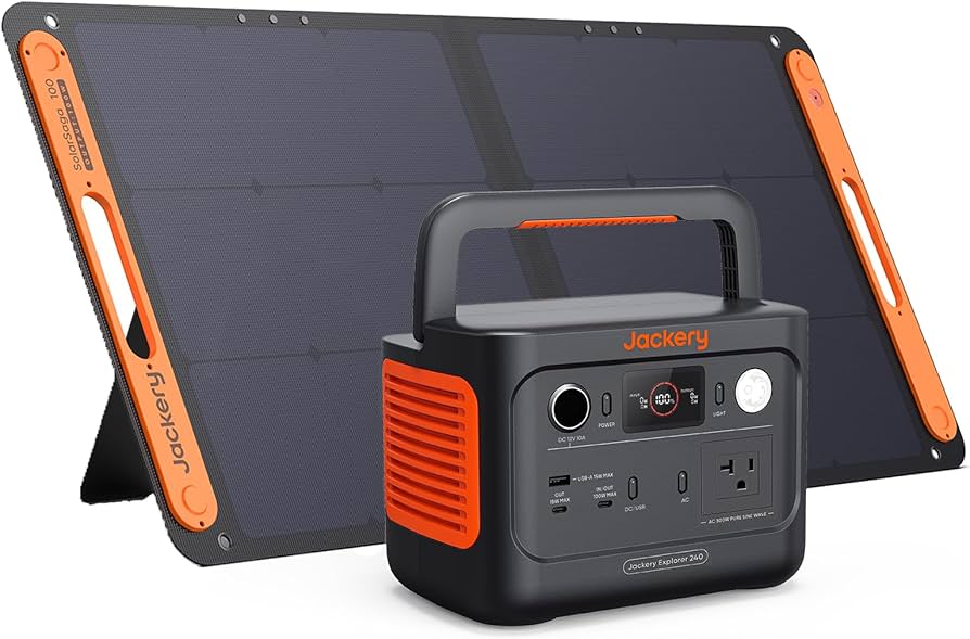 Amazon.co.jp: Jackery Solar Generator 240 New 256Wh ポータブル電源