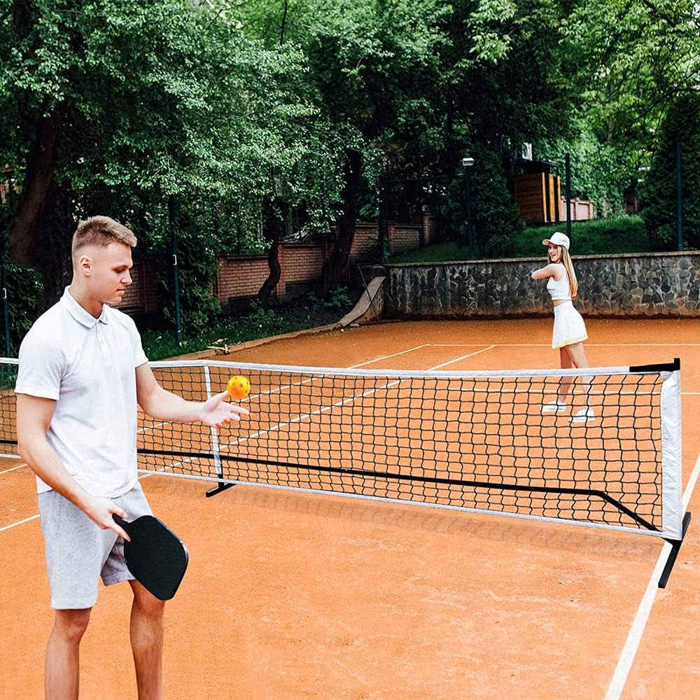 Amazon | PBOHUZ ピックルボールネット セット、22ft ピックルボール