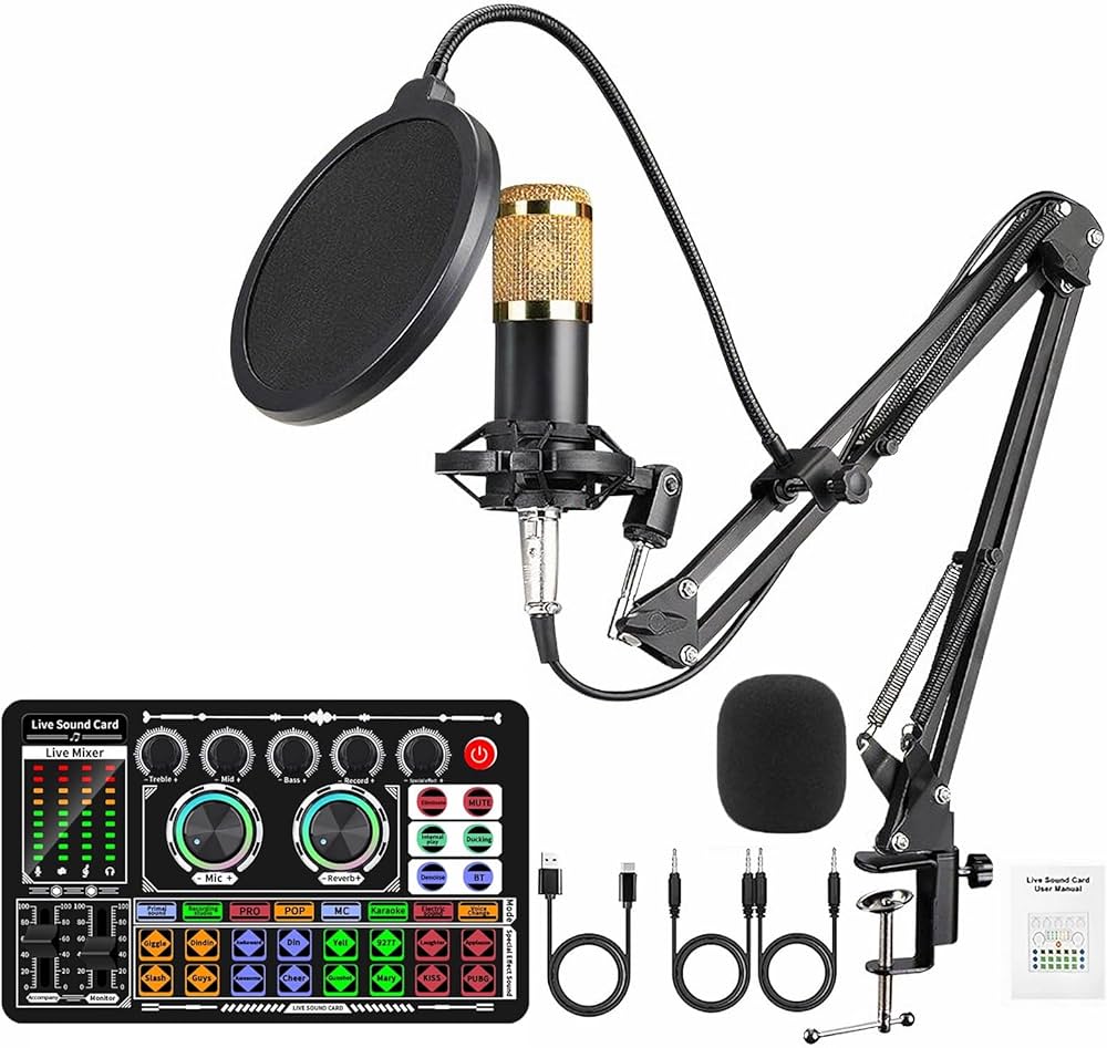 Amazon | BONKYO カラオケセット家庭用 DJ ミキサー セット F999