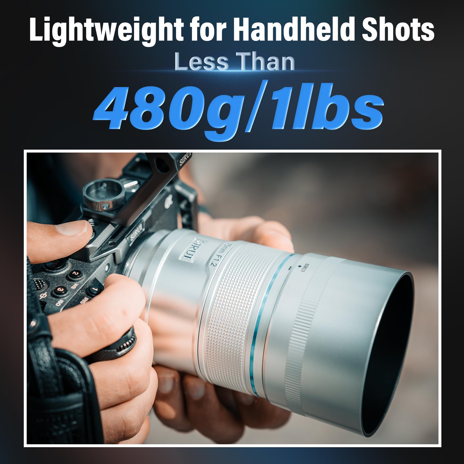 Amazon.co.jp: SIRUI Sniper 75mm オートフォーカスレンズ、F1.2 望遠